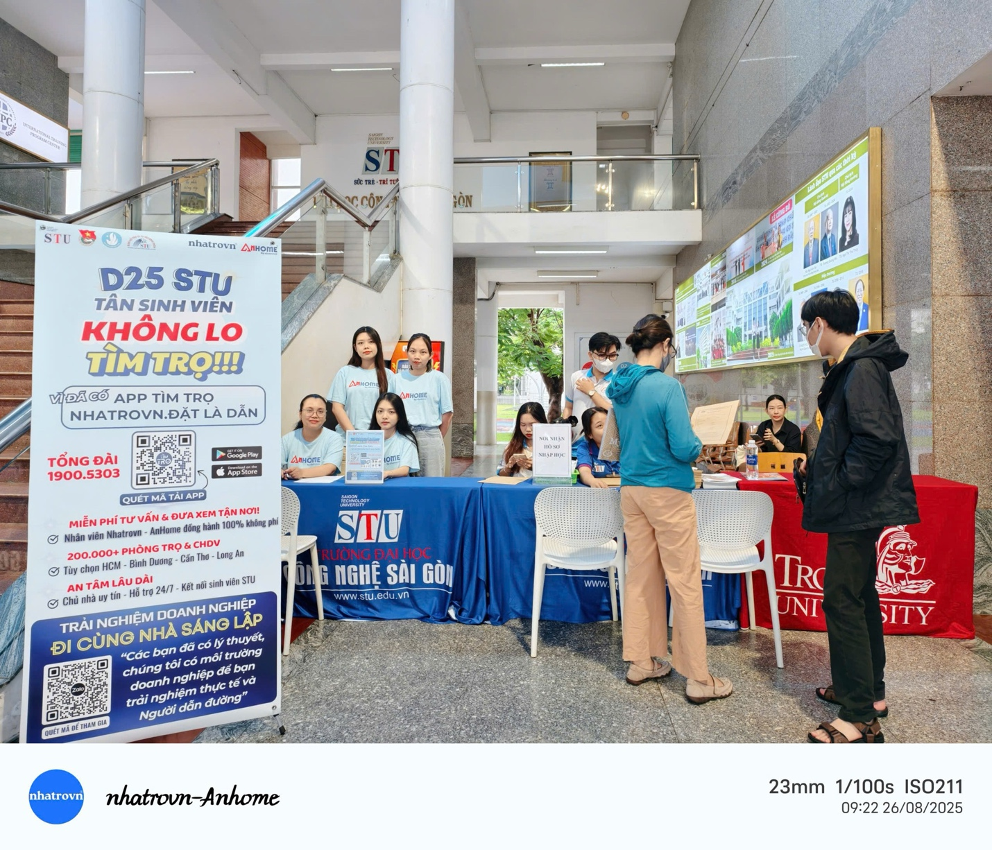 Ngày nhập học STU