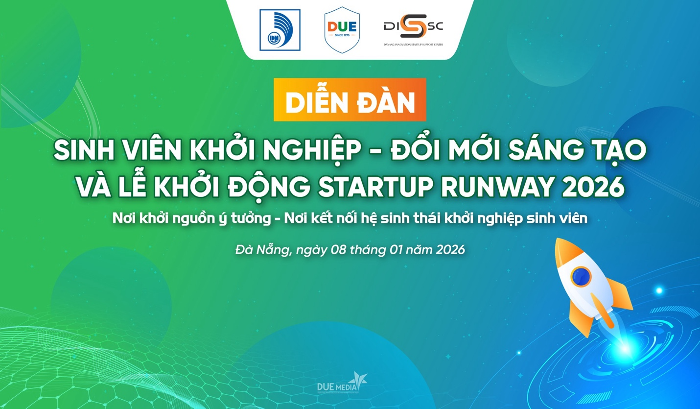Nhatrovn – Anhome tại Diễn đàn Sinh viên Khởi nghiệp & Lễ khởi động Startup Runway 2026 – DUE