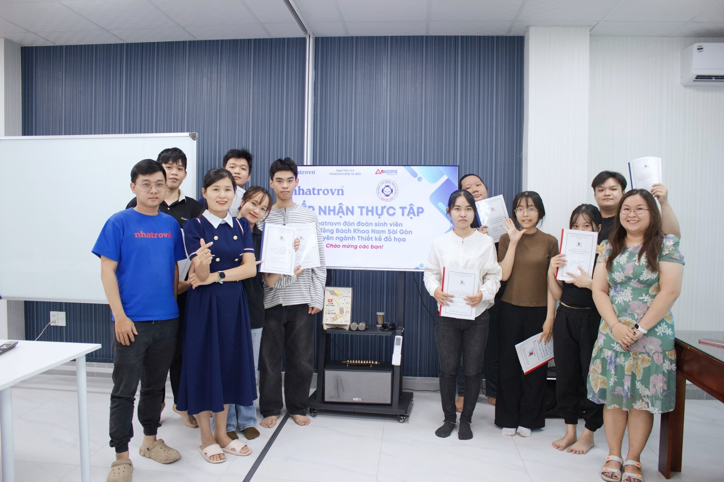 Khép lại kỳ thực tập Cao đẳng Bách Khoa Nam Sài Gòn tại Nhatrovn – Anhome