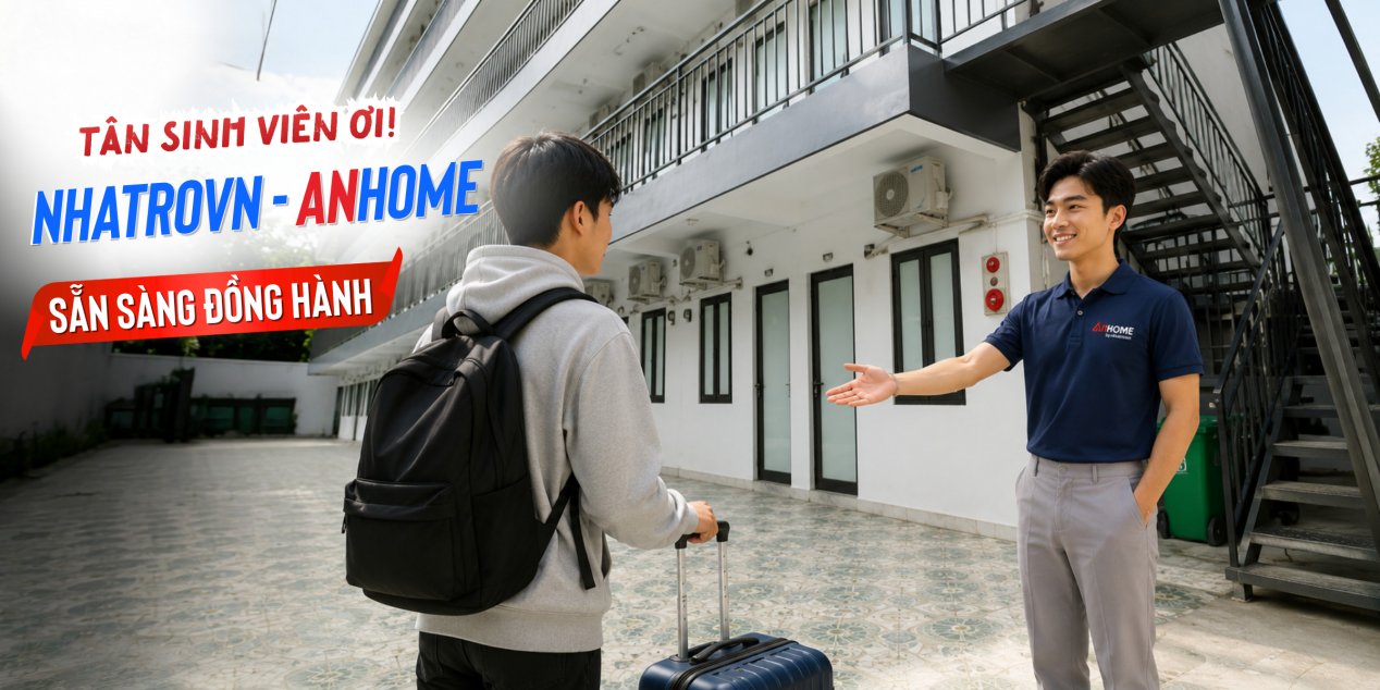 Nhatrovn – Anhome đồng hành cùng tân sinh viên tìm phòng trọ