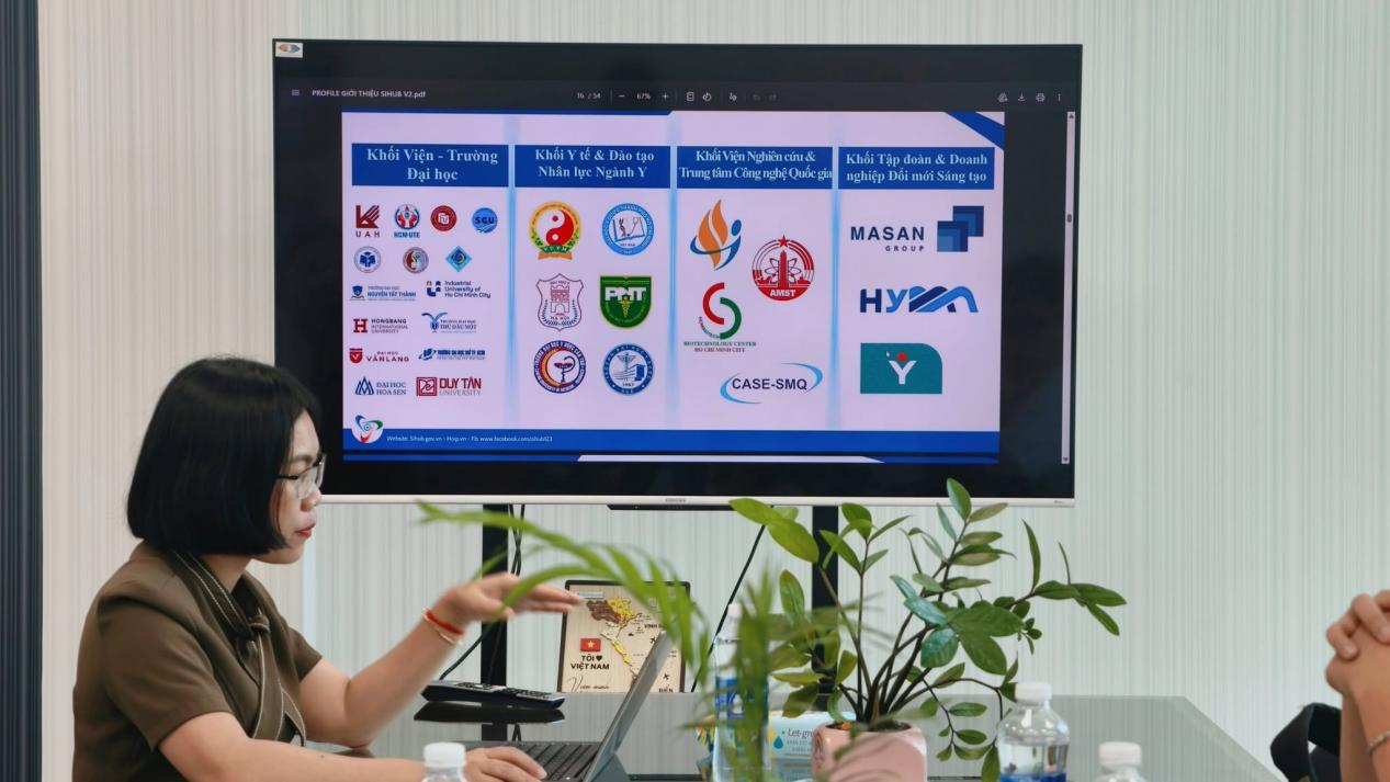 Các bên trao đổi về định hướng hợp tác và phát triển hệ sinh thái đổi mới sáng tạo.